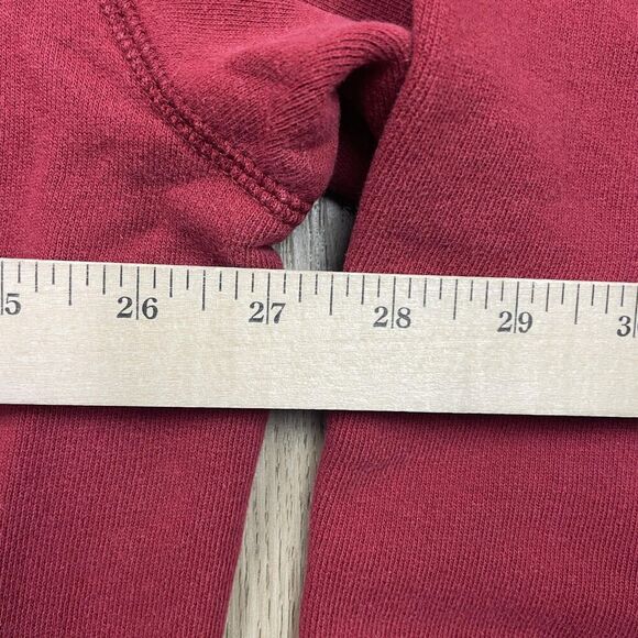 Roots Athletics Sweatshirt Mens XL Red Crewneck Pullover Flag Logo International - Picture 12 of 14